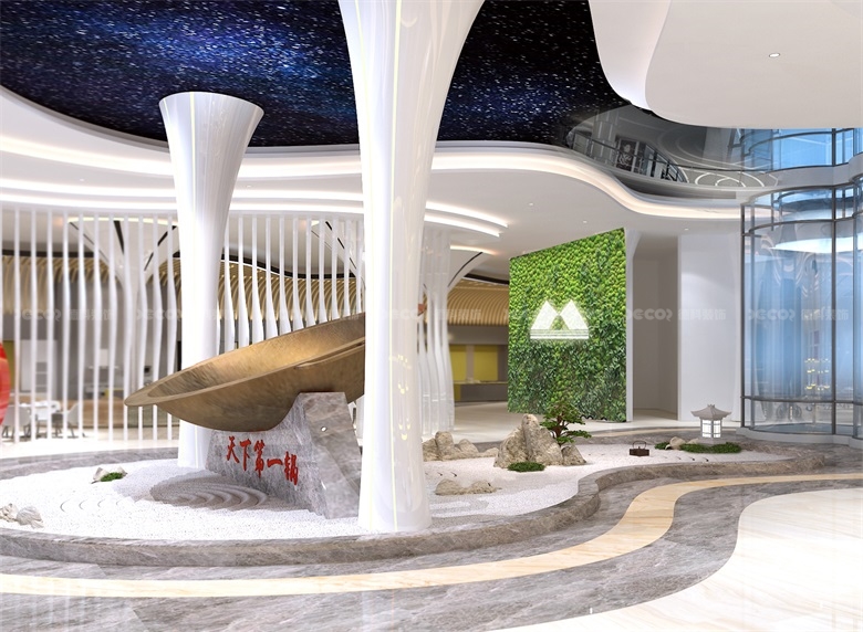 在企業(yè)展廳裝修設(shè)計中，如何運(yùn)用品牌元素和視覺識別系統(tǒng)？